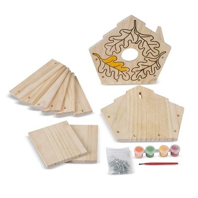 Print Patroon Houten Ceder Vogelhuis Kooien voor DIY Decoratie en Decoratie