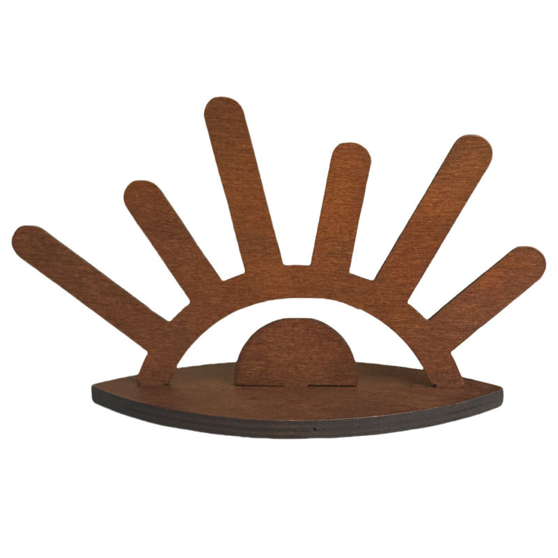 Houten ringhouder stand creatieve sieraden display voor sieraden cadeaupakket inbegrepen