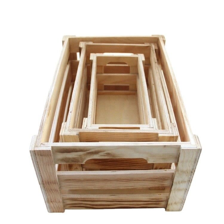 Stevige en duurzame houten fruitkisten 21x10x10cm 21x10x11.2cm 31.2x20.3x14cm voor fruit