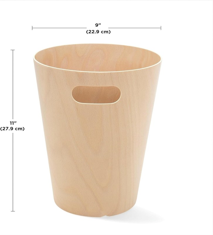 Kleine rustieke op maat gemaakte service vuilnisbak vuilnisbak voor badkamer slaapkamer keuken kantoor