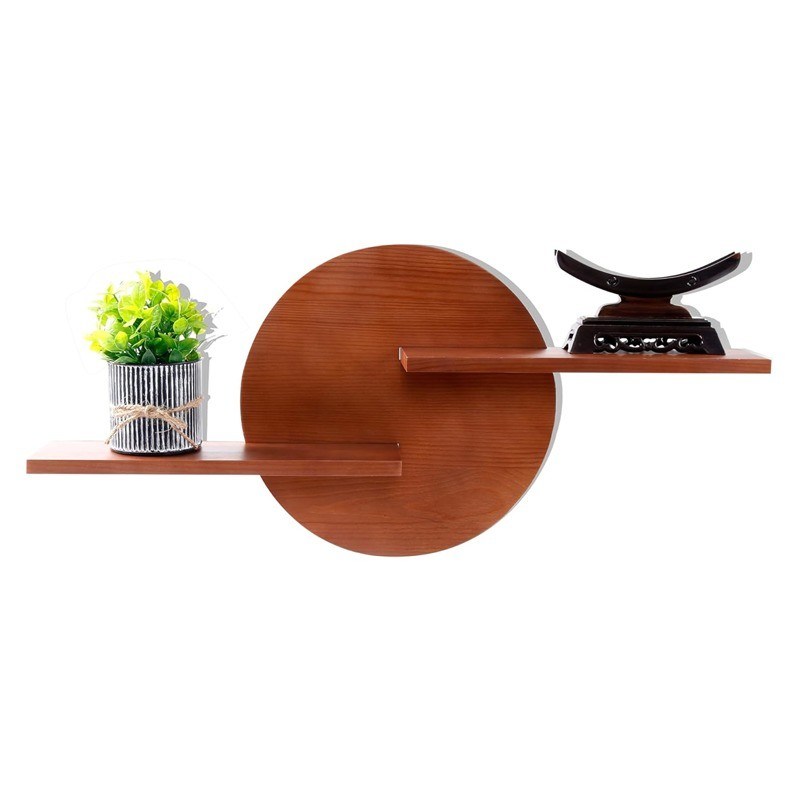 Niet-opvouwbaar Rack Ronde Decoratieve Display Wandmontage Schap Hangende Schappen Hoge hoeveelheid