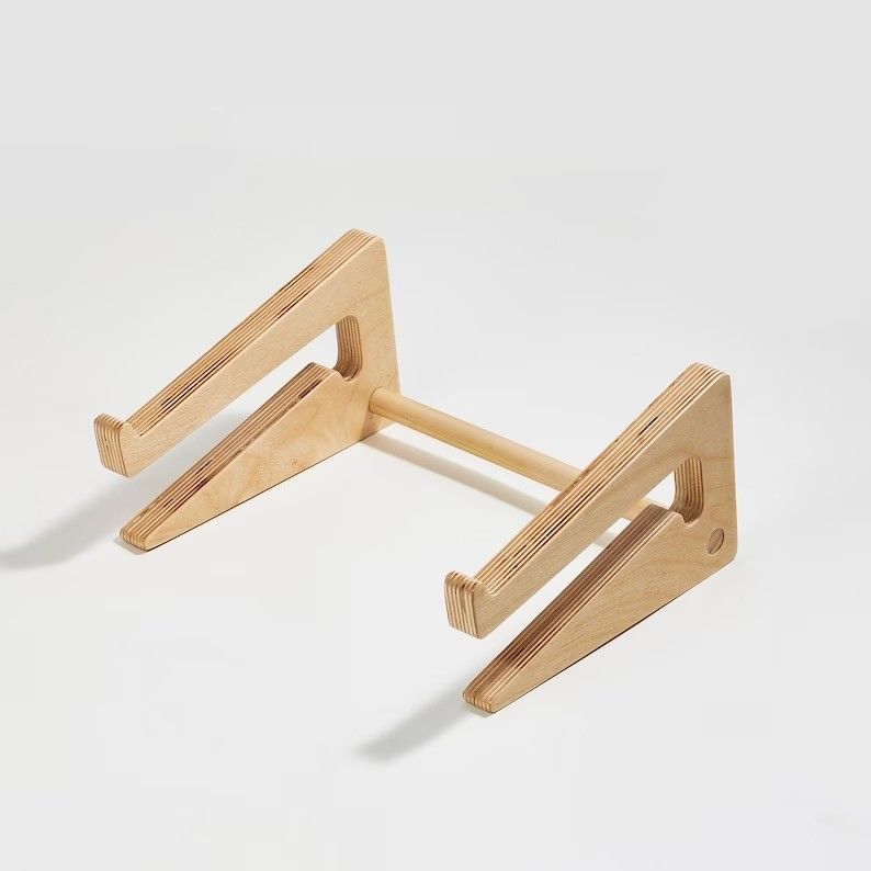 Aanvaardbaar OEM/ODM Houten laptopstand voor Mac Book Ergonomische werkruimte Bureauaccessoire