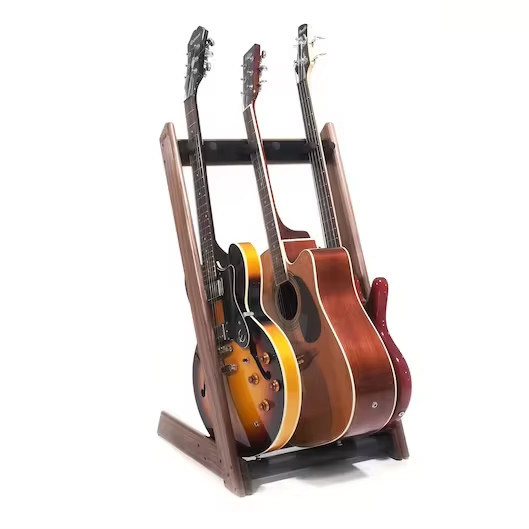 Aanpasbaar 3 Way Guitar Display Rack en Houder voor branden of op uw verzoek
