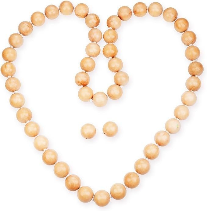 Handgemaakte natuurlijke houten Hula gewichte oefenhoop voor fitness 8.4 x 8.4 x 4.1cm