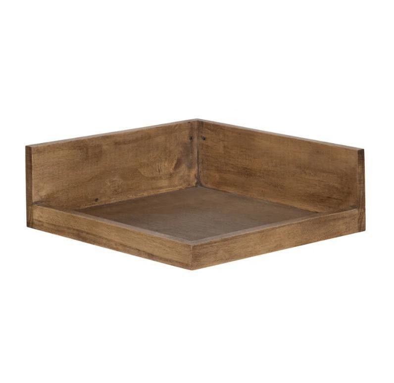 Hoge hoeveelheid moderne 3 stukken massief hout boeken foto's muurplank verstelbaar drijvend plank