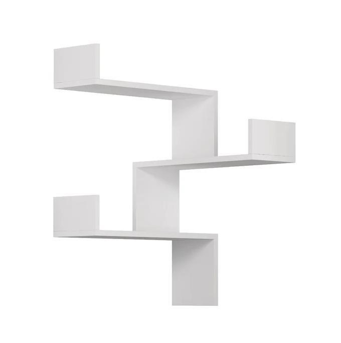 Verstelbaar houten wandenplank voor aangepaste logo grootte decoratief modern huishoudelijk meubilair