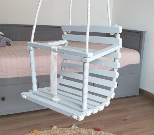 Ruimtebesparende functie Persoonlijke houten handgemaakte schommel voor buiten en binnen