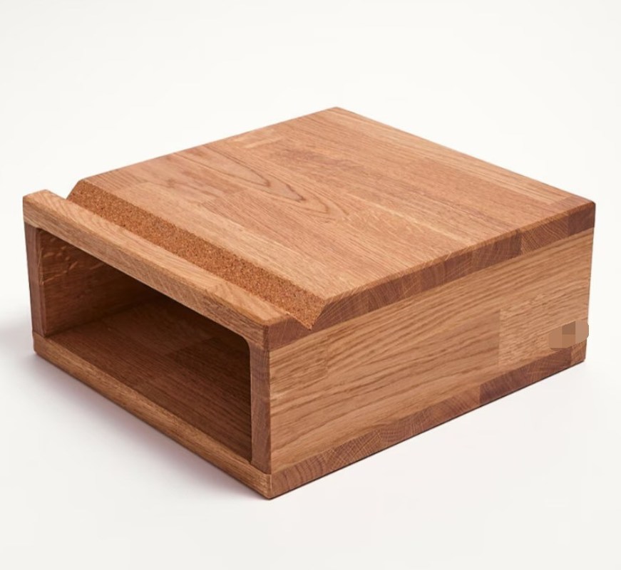 Classificatie Niet-opvouwbaar rek Wand gemonteerd fietsrek met handgemaakt ontwerp van eikenhout