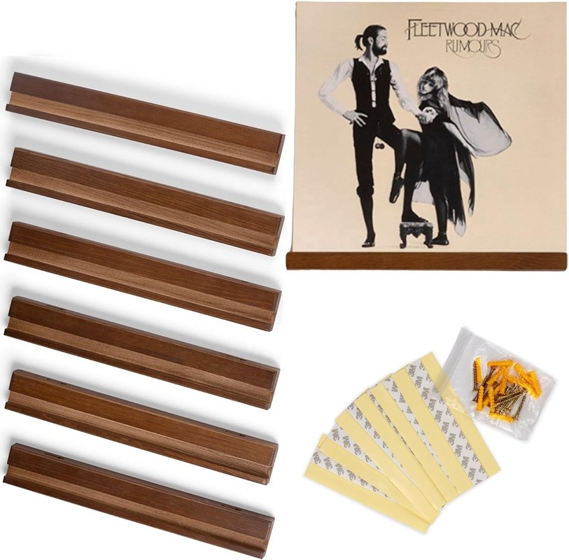 Wandmontage Vinyl platenplank GEEN opgevouwen functie voor ruimtebesparing en opslag