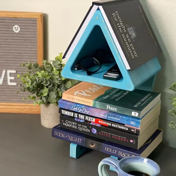 Gemakkelijke opslaghouders Racks zijde-scherm drukker Boekenplank Paginahouder voor boeken