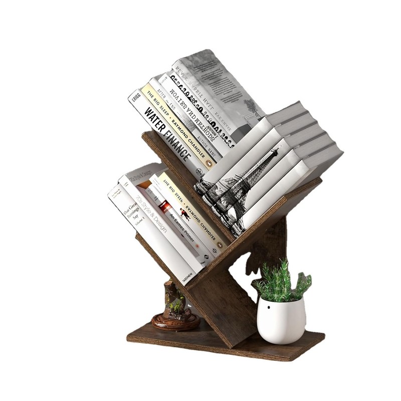 Installatie op de plank Tipe Staand Tipe voor boeken tijdschriften CD's Houten opslagplanken