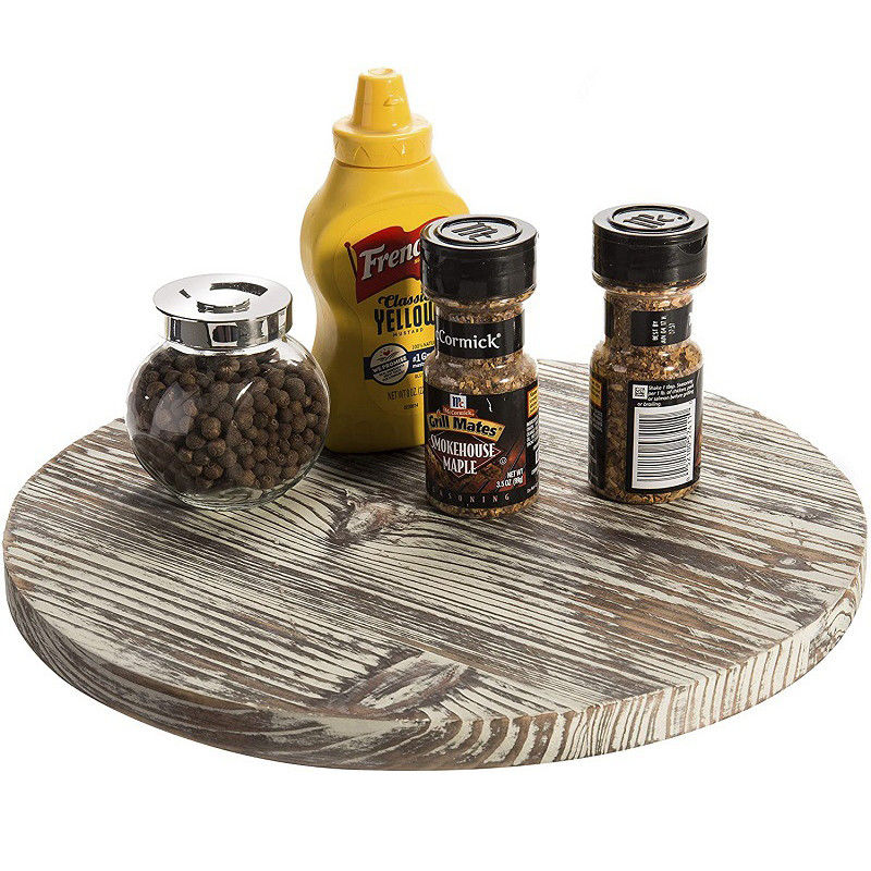 Hout Lazy Susan Draaibaar voor Keuken Laatste Boerderij Design Stijl