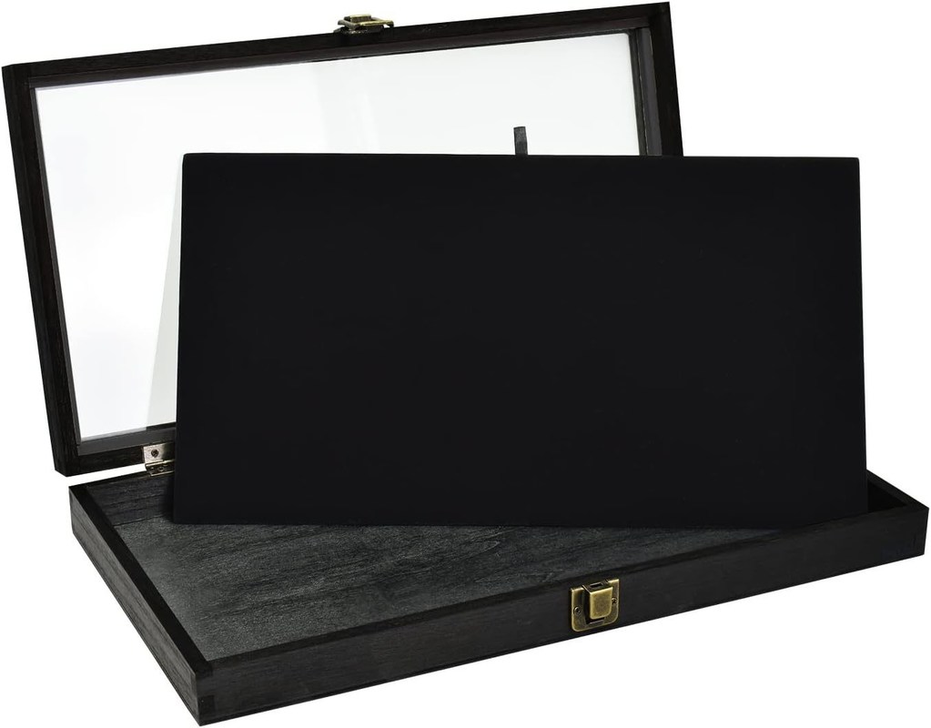 Gepaste grootte Logo Kleur Houten sieraden Display opslagdoos met deksel gemaakt van massief hout