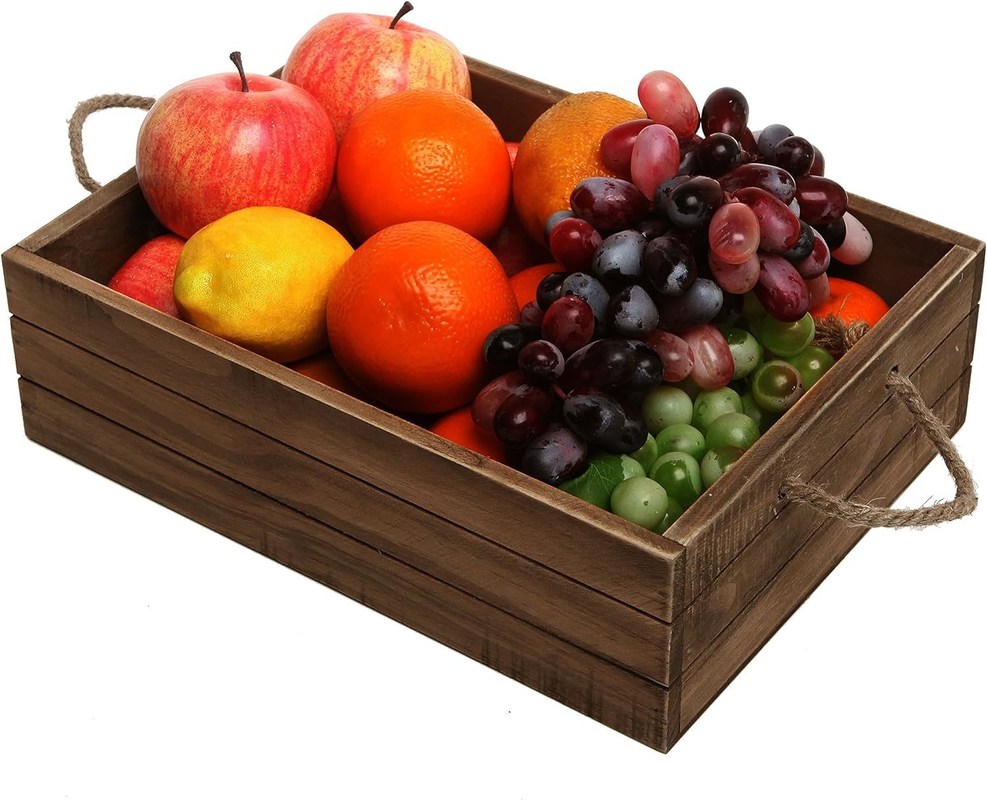 Milieuvriendelijke rustieke bruine houten cadeaubon met touwgrepen voor milieubewuste kopers