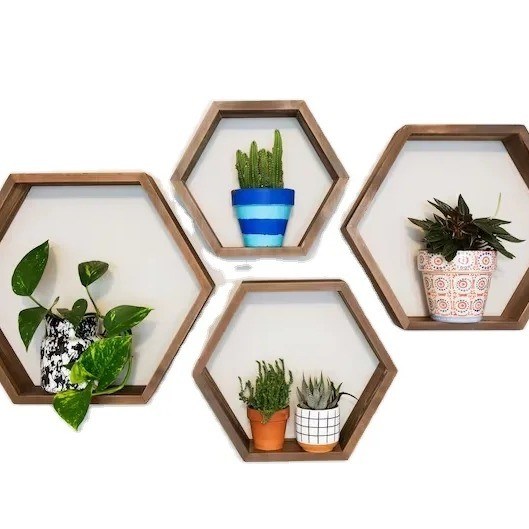Houten hexagonale planken De perfecte combinatie van functie en stijl voor uw keuken