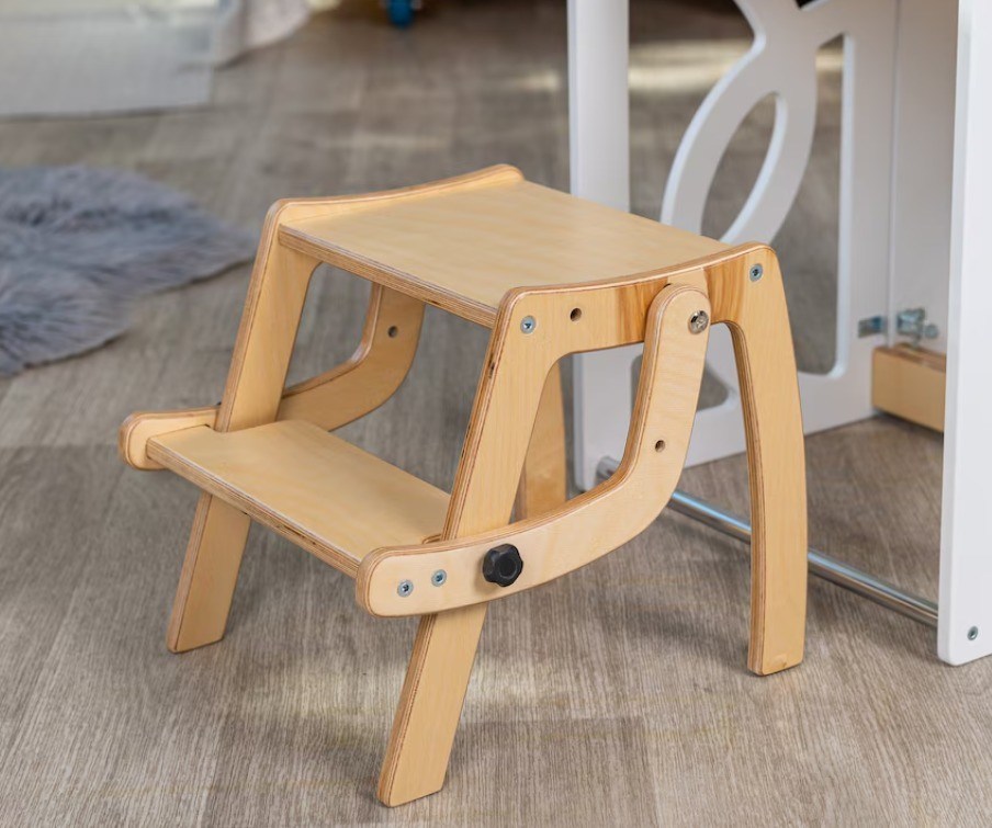 Modern design stijl 2in1 converteerbare stap stoel stoel perfect voor kinderen en peuters