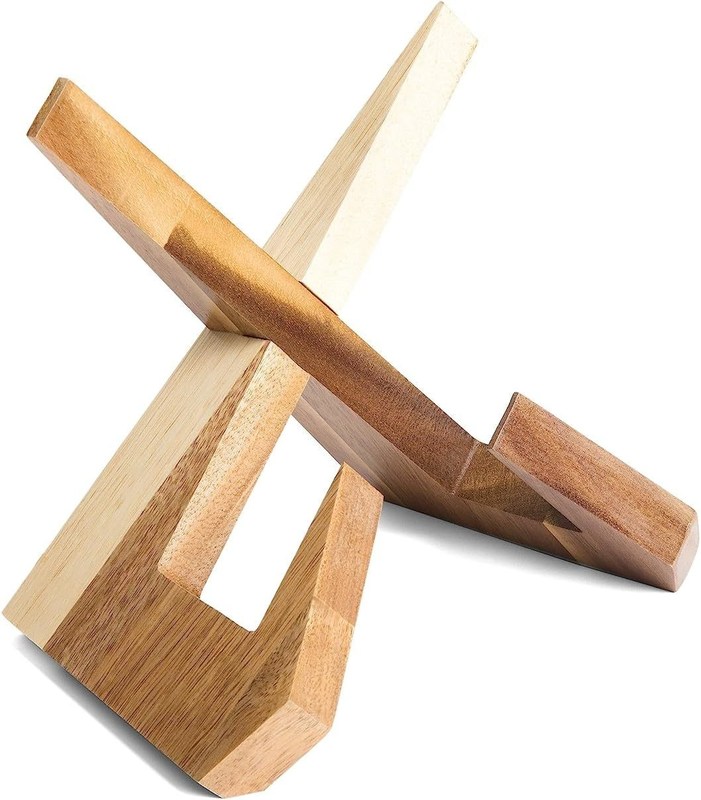 Gunstig boekhouder voor de keuken Verstelbaar Acacia Kookboek Stand Op maat