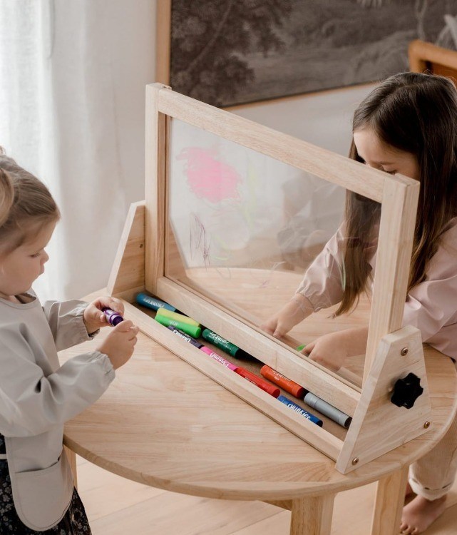 Proefopname en afdrukken 4 in 1 houten tafelbank voor professionele proefresultaten