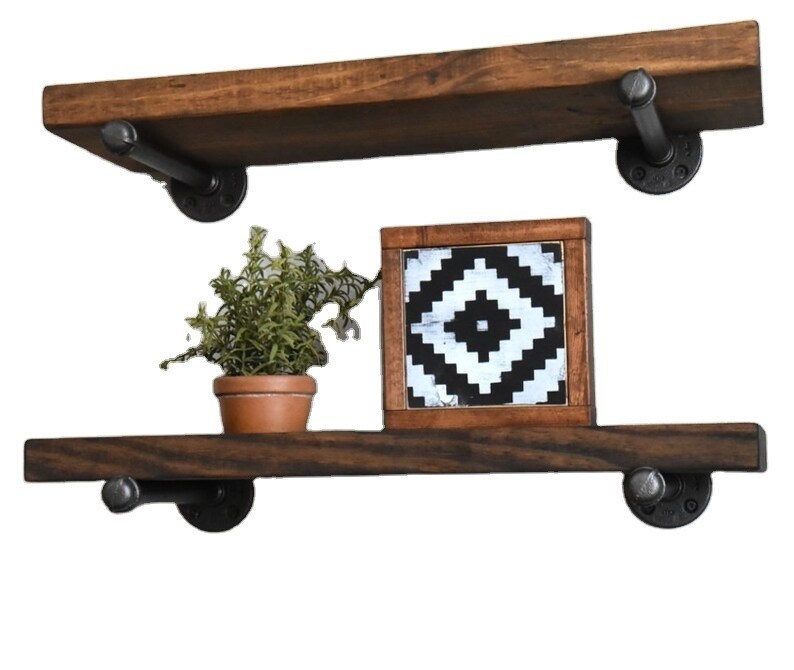 Innenhanger Drijvende plank Wand Houten planken voor magnetronen Rustieke plank