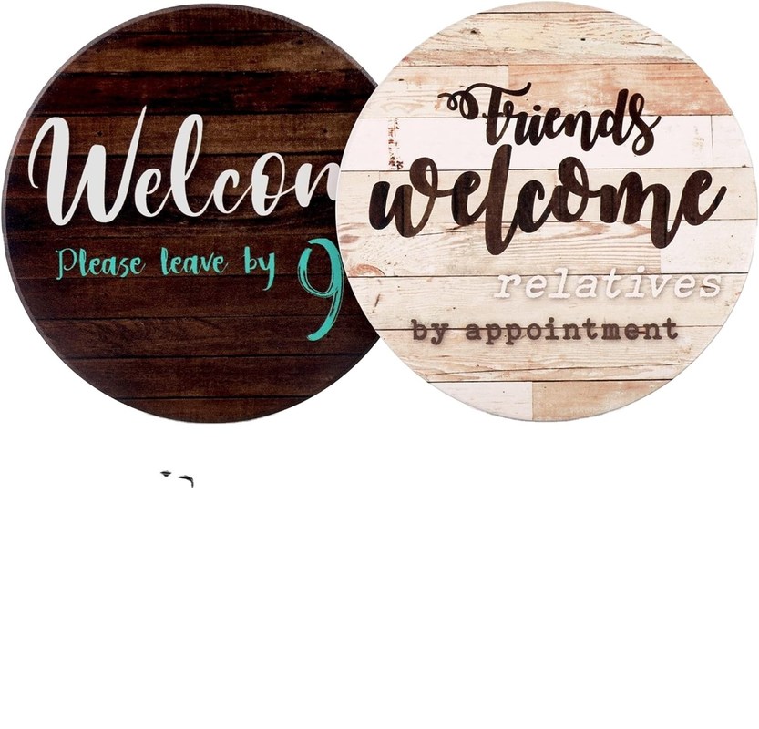 Marmeren Sarcastic Absorberende Steen Kork Drink Coasters Met Houder Custom Luxe 6 Pcs