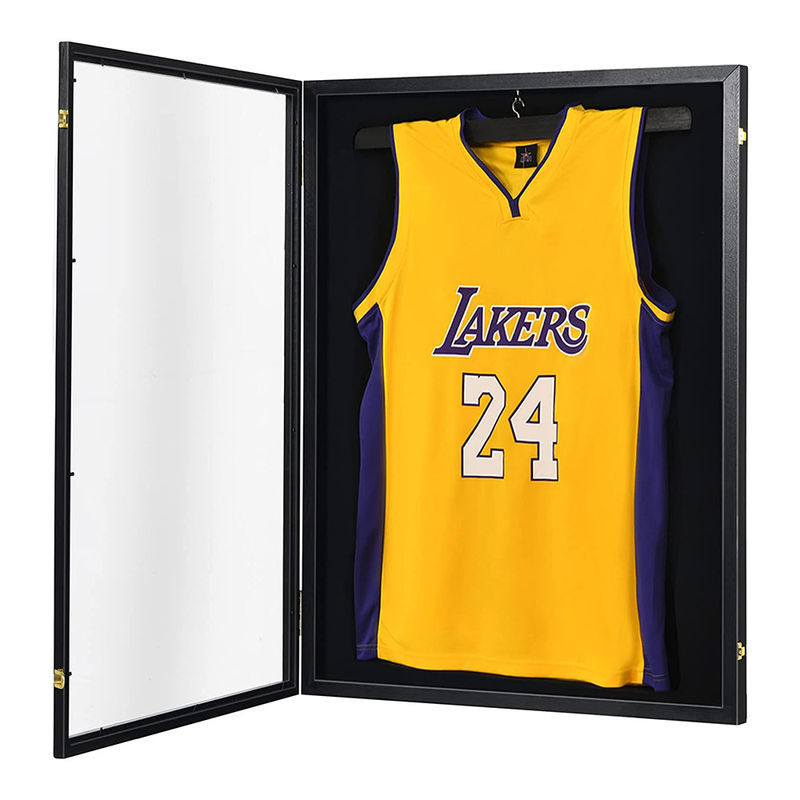 Uniform Memorabilia Display Case Muur gemonteerde schaduwdoos met acryl beschermende deksel