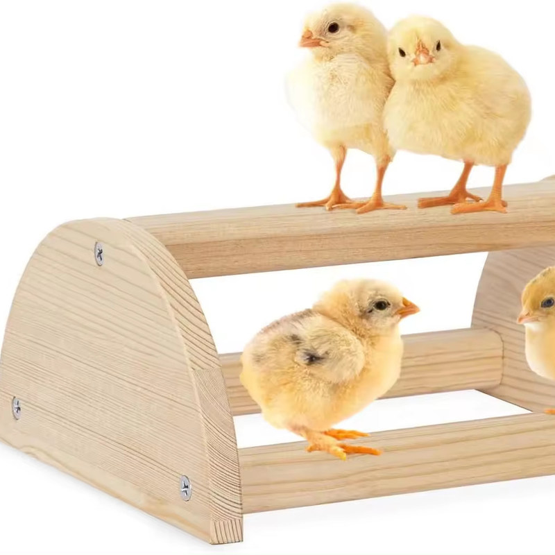 202405 Sterke dikke houten rooster voor vogels en broeders Langdurig