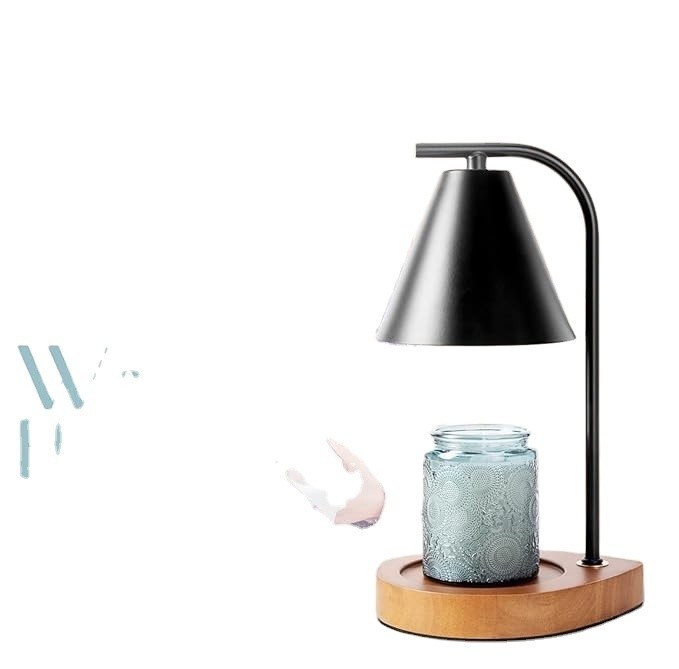 Retro Houten basis Home Decor Wax smelt voor maat Kleine en grote pot kaarsen