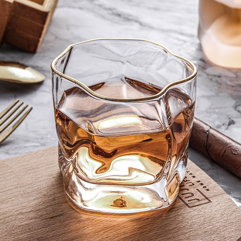 Multicolor Iced Coffee Wine Bar Glasbeker met aangepast logo Acceptabel en duurzaam