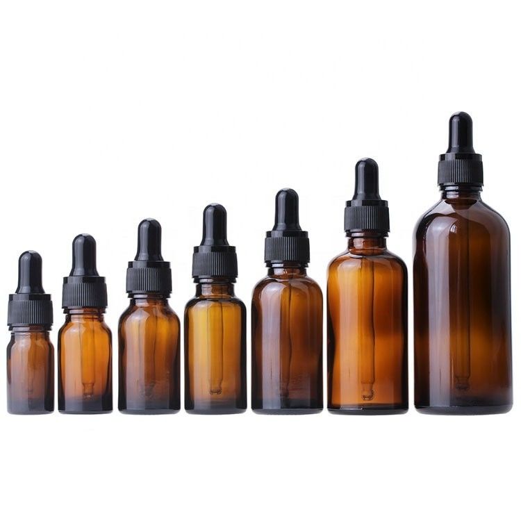 5 ml 10 ml 15 ml 20 ml 30 ml 50 ml 100 ml Amber Glass Dropper Flas met en Food Jar Glass