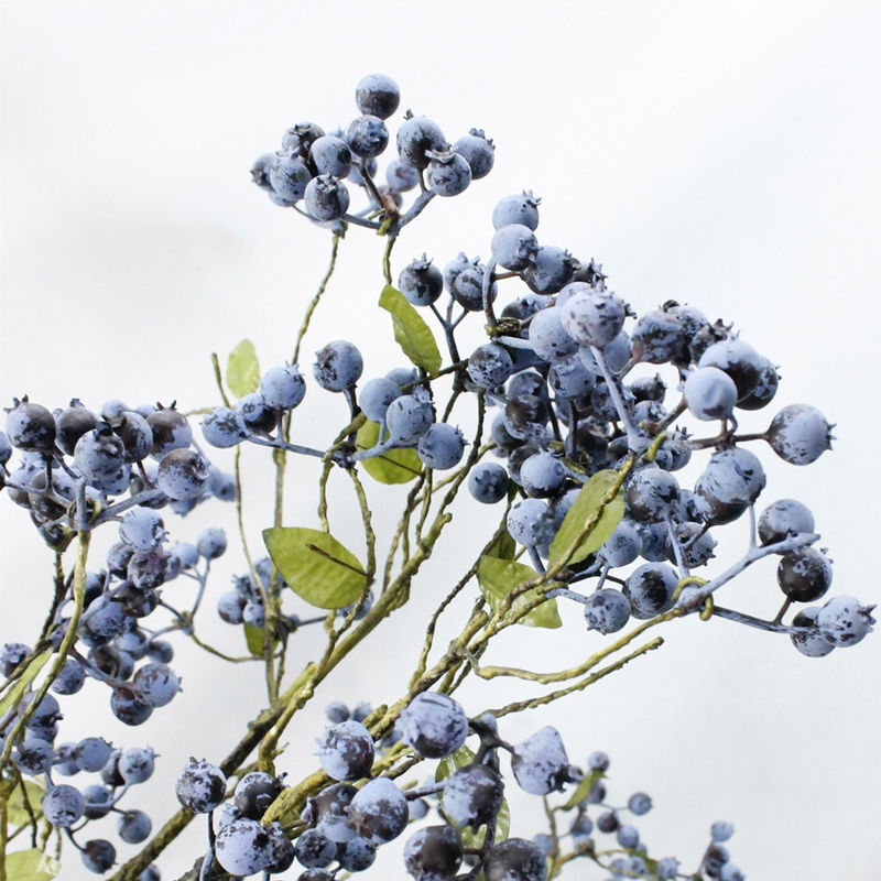Kerstbessen Stem Kunstmatige planten Rode en blauwe bessen voor alle feesten Gelegenheid