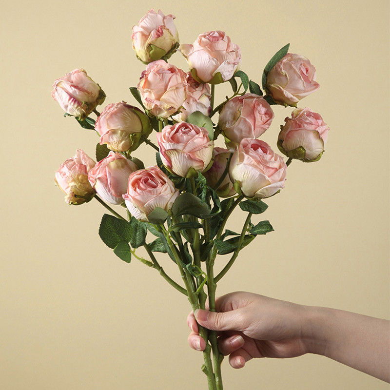 Gepersonaliseerde kunstmatige zijde rozen bloemen decoratie voor alle festivals en feesten