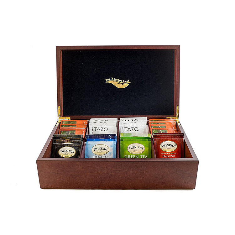 Delicaat Vintage Stijl Moderne Kleine Houten Theekist Handgemaakt en Op Aanpassing Aanvaard