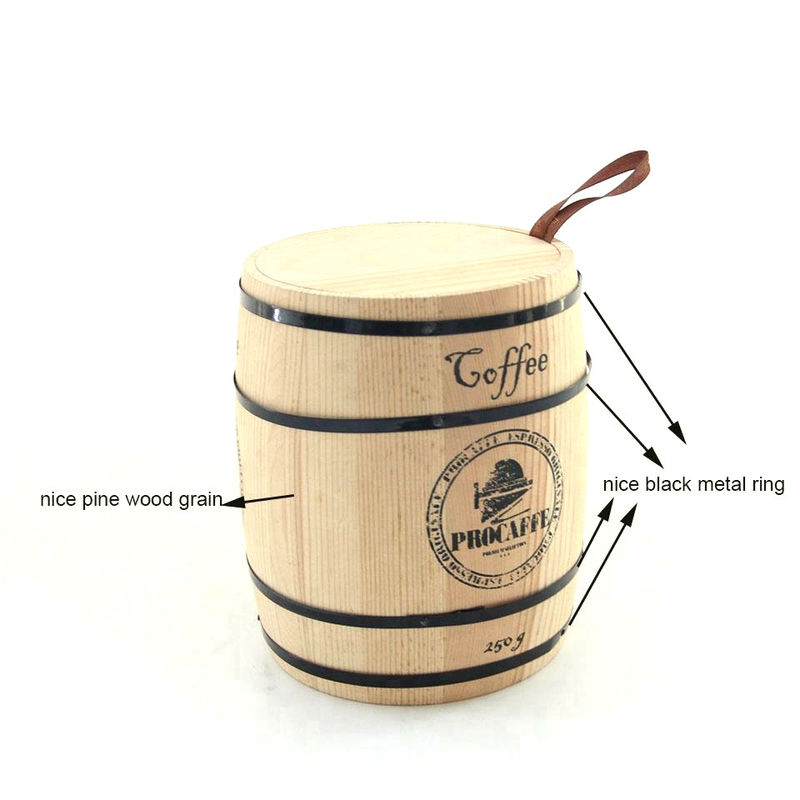 11.5 x 13,7 cm Pine Oak Houten Vaten De perfecte thee verpakkingsoplossing