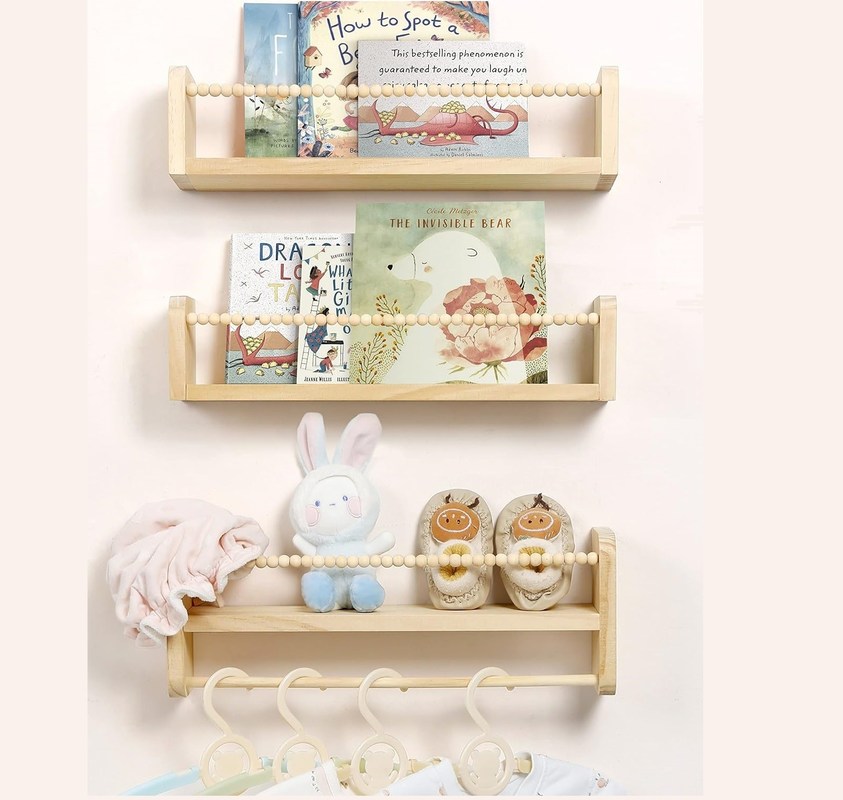 Household Functional Design Kids Houten hangplank voor kinderkamerversiering