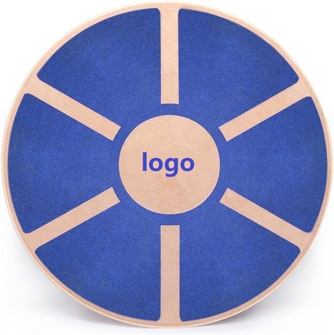 Eco-vriendelijk houten wobble-balansbord voor veelzijdige balanstraining en huisversiering