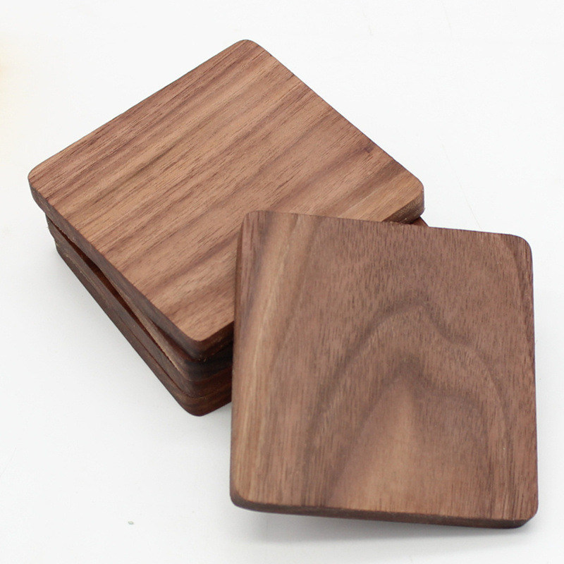 Custom Logo Acceptabele Walnut Cherry Houten Achterhoek voor milieuvriendelijke minimalistische ontwerpstijl