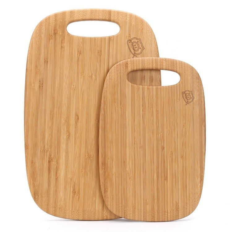 Kleine biologische bamboe kaas groenten snijplankbakken 2 stuks set voor de keuken