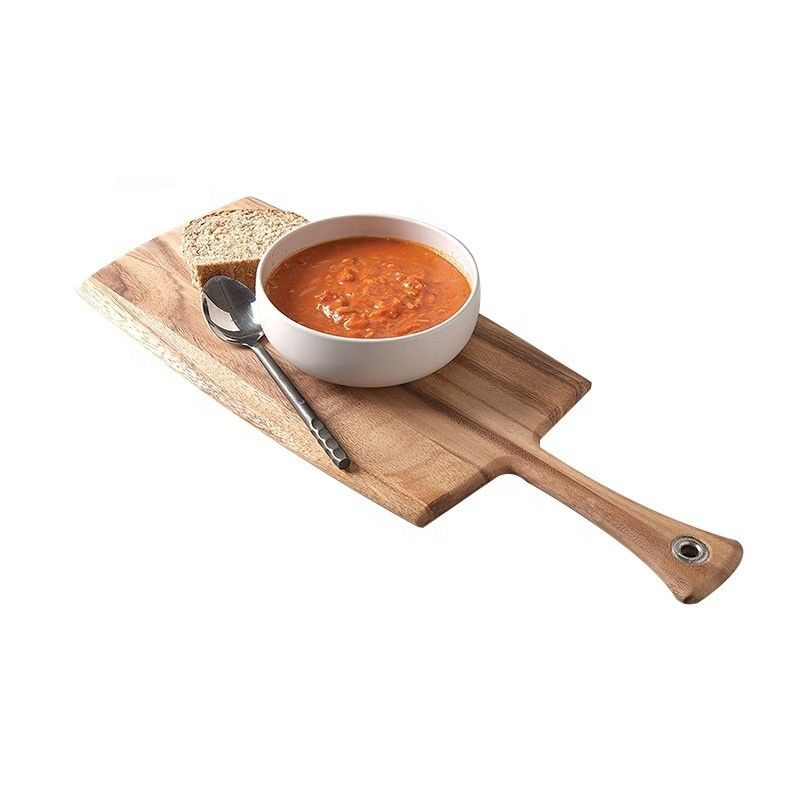 Houten olijfolie hakplaat voor draagbaar brood kaas snijden 8 x 20,5 x 0,5 inch
