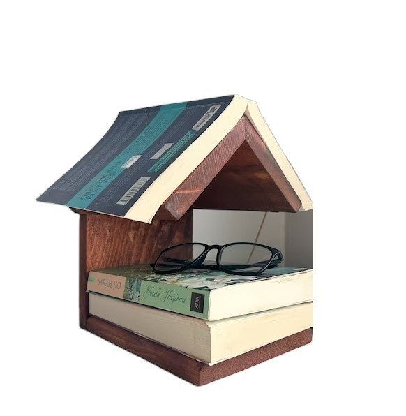 Gepersonaliseerd logo Acceptabel boek staan voor nooit uw pagina en boek plaatshouder verliezen