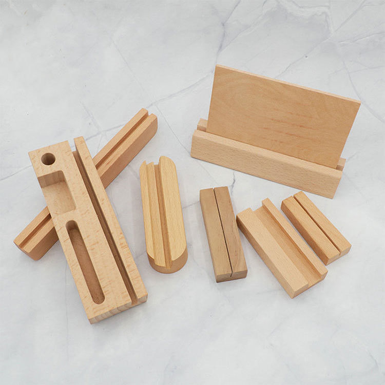 Houten basis voor massief hout bureau kalender kaart postkaart creatieve mobiele telefoon decoratie