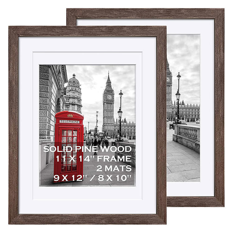 Persoonlijke afdrukgrootte Rustieke houten fotoramen voor uw drukoplossingen