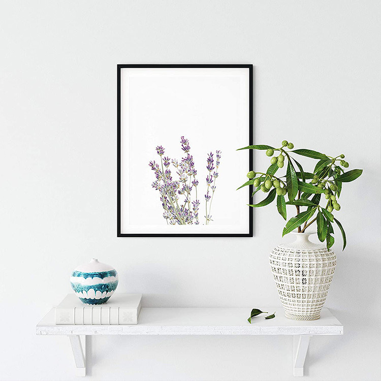 Groene botanische planten Muurkunst Set van 4/6 Plant Hout Muur Decor Foto's 8"x10" IJzer